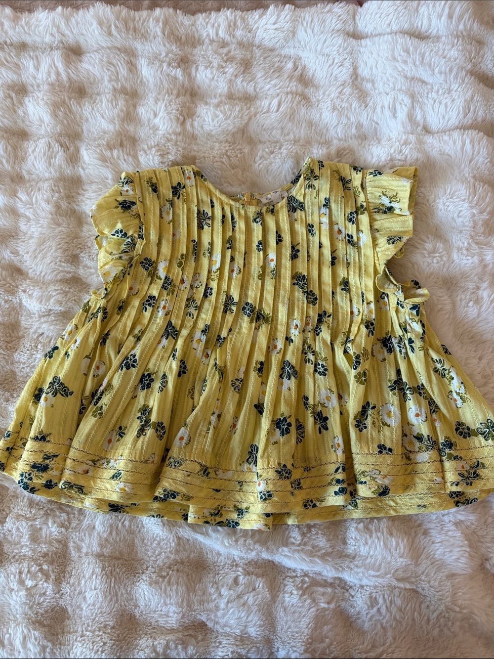 Yellow Floral Blouse